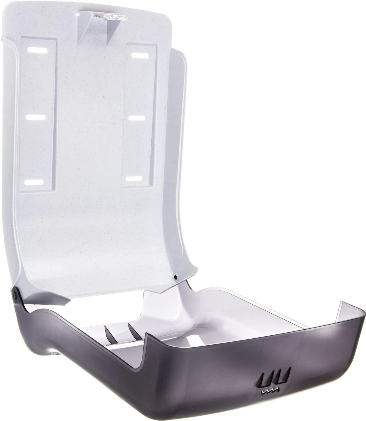 San Jamar Multifold/C-Fold Hand Towel Dispenser (Universal, Gray), 1 Count