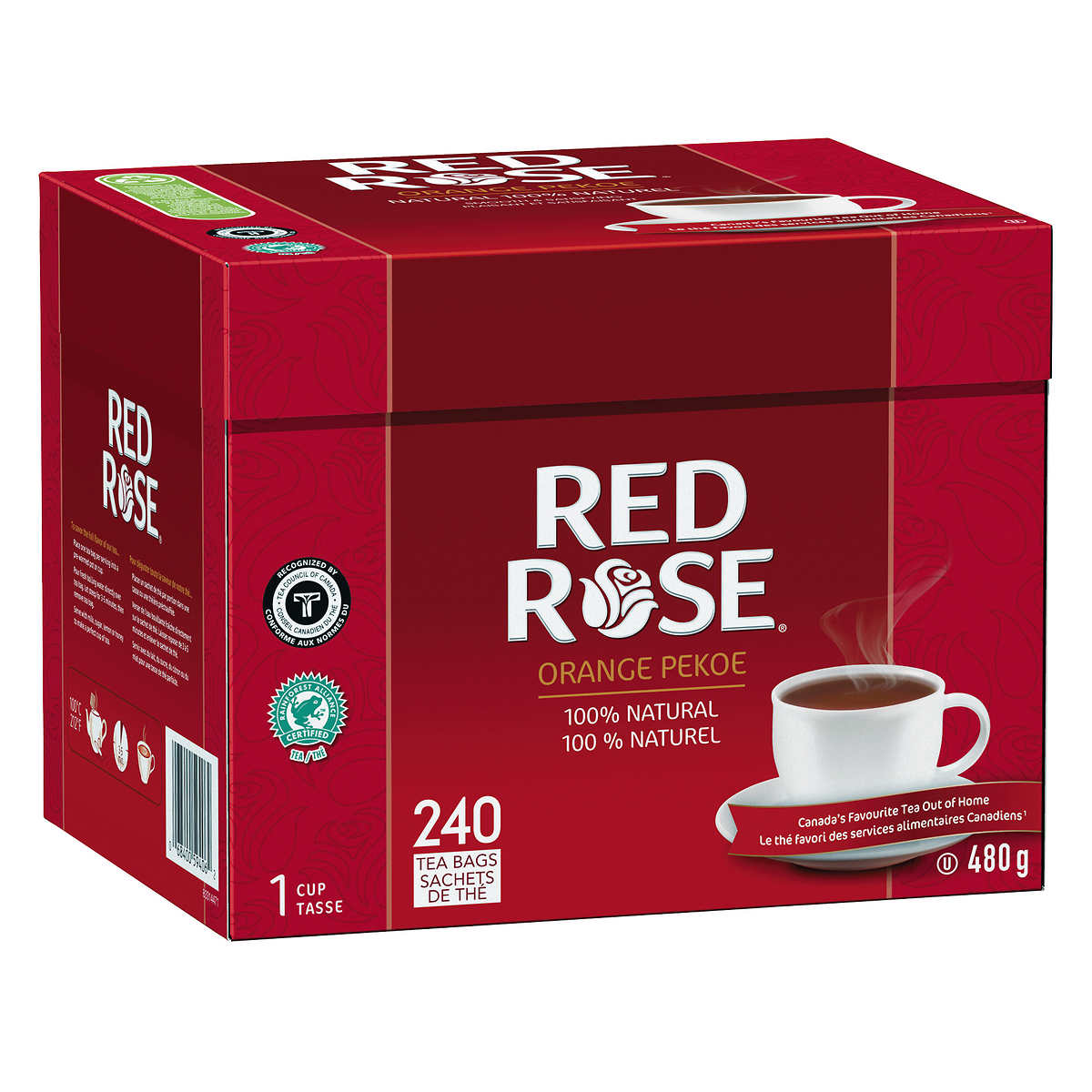 Red Rose Orange Pekoe Tea, 240 Count