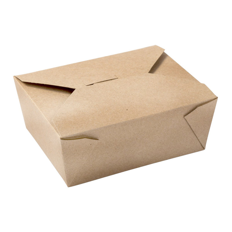 Paper Take-Out Container (Natural #8, 1300mL/45oz), 200 Count