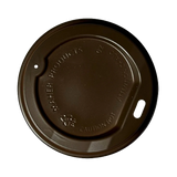 Lids - Paper Cup Dome Sip PP (90mm, Brown), 1000 Count