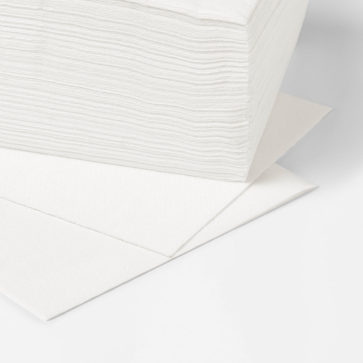 MPI Luncheon Napkins (1-Ply, 12in x 12in, 1/4 Fold, White), 6000 Napkins