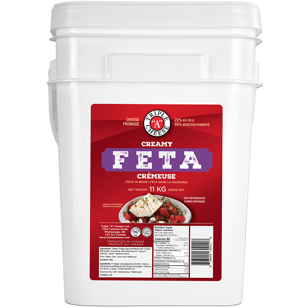 Triple A Feta Cheese Creamy, 11kg