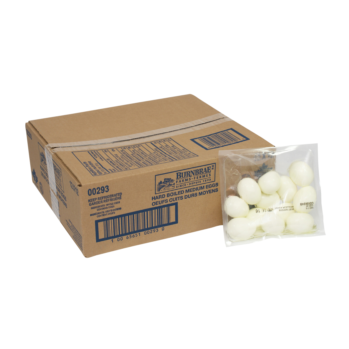 Hard Boiled Eggs 6x12/cs