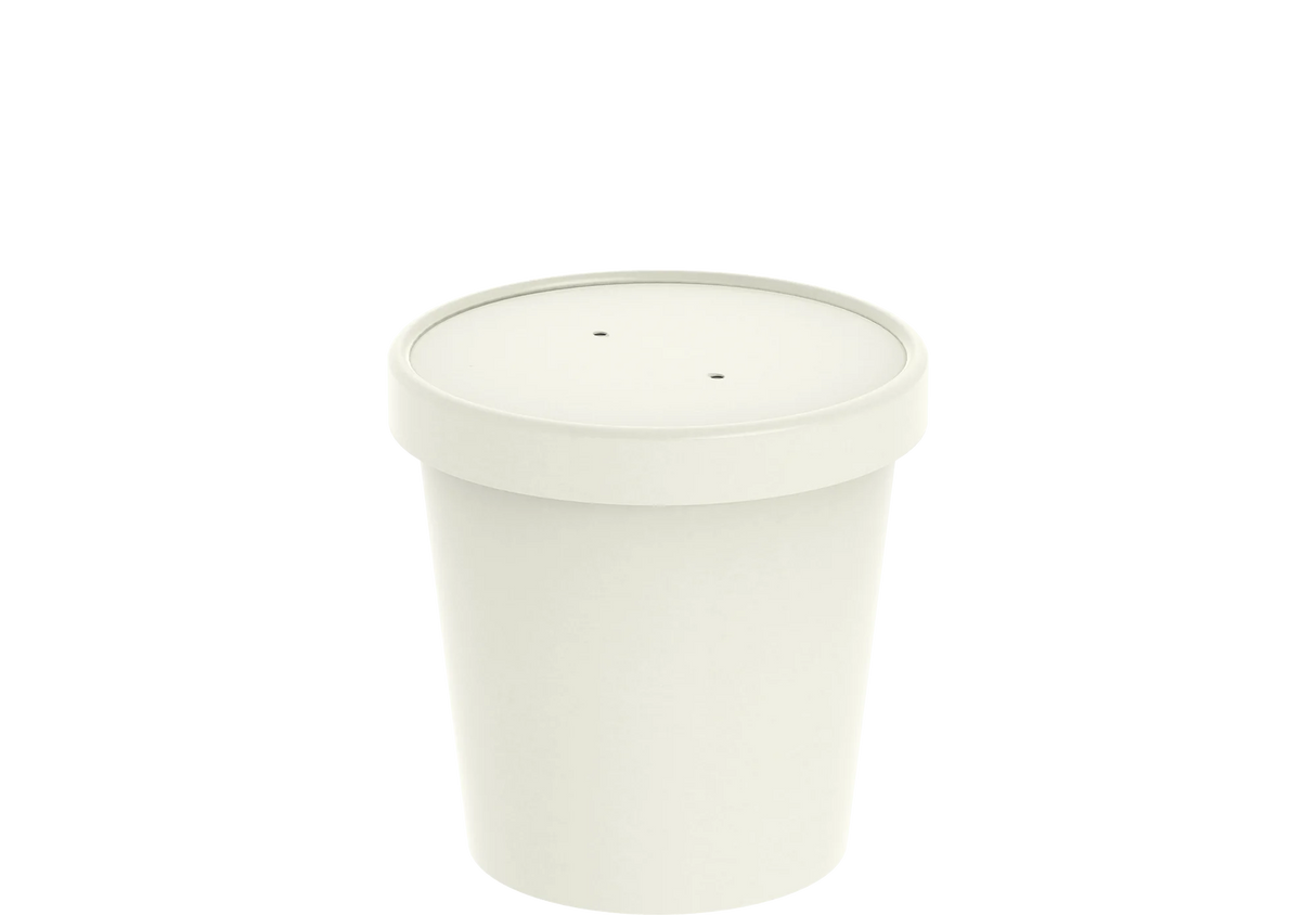 Paper Deli/Soup Container (16oz, White), 500 Count