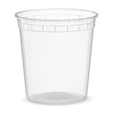 Deli PP Container & Lid (24oz, Heavy), 240 Count