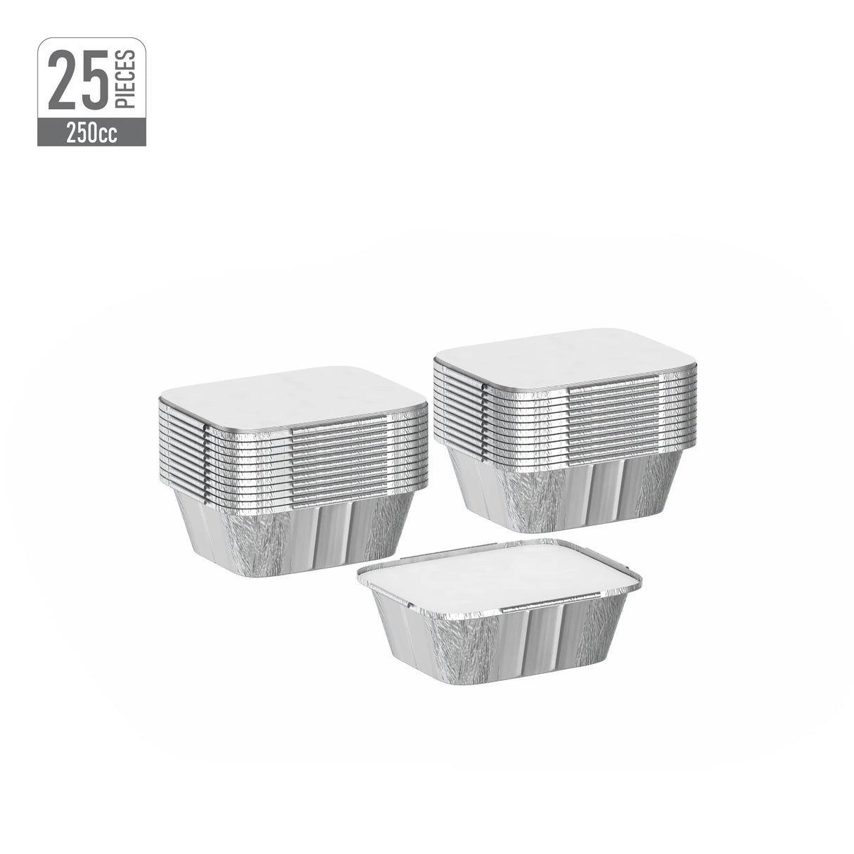 Oblong Foil Container (1lb, Regular), 500 Count