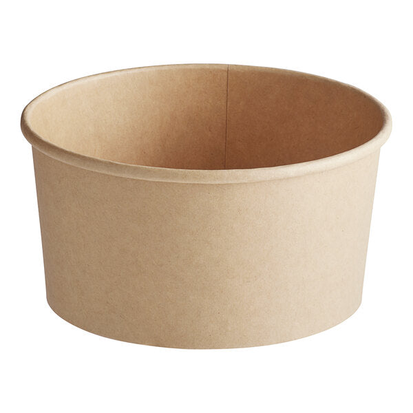 Paper Bowl Round Kraft (1000mL/32oz), 300 Count