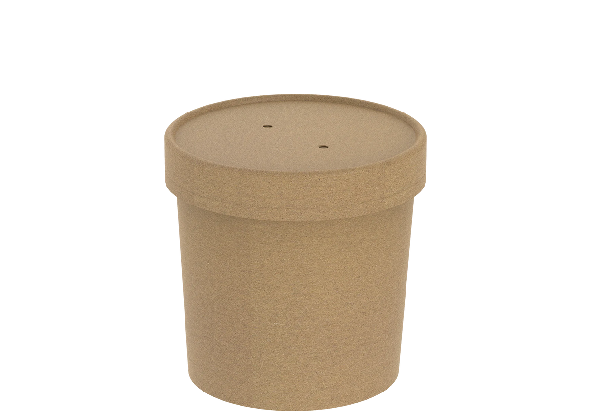 Paper Deli/Soup Container (24oz, Natural), 500 Count