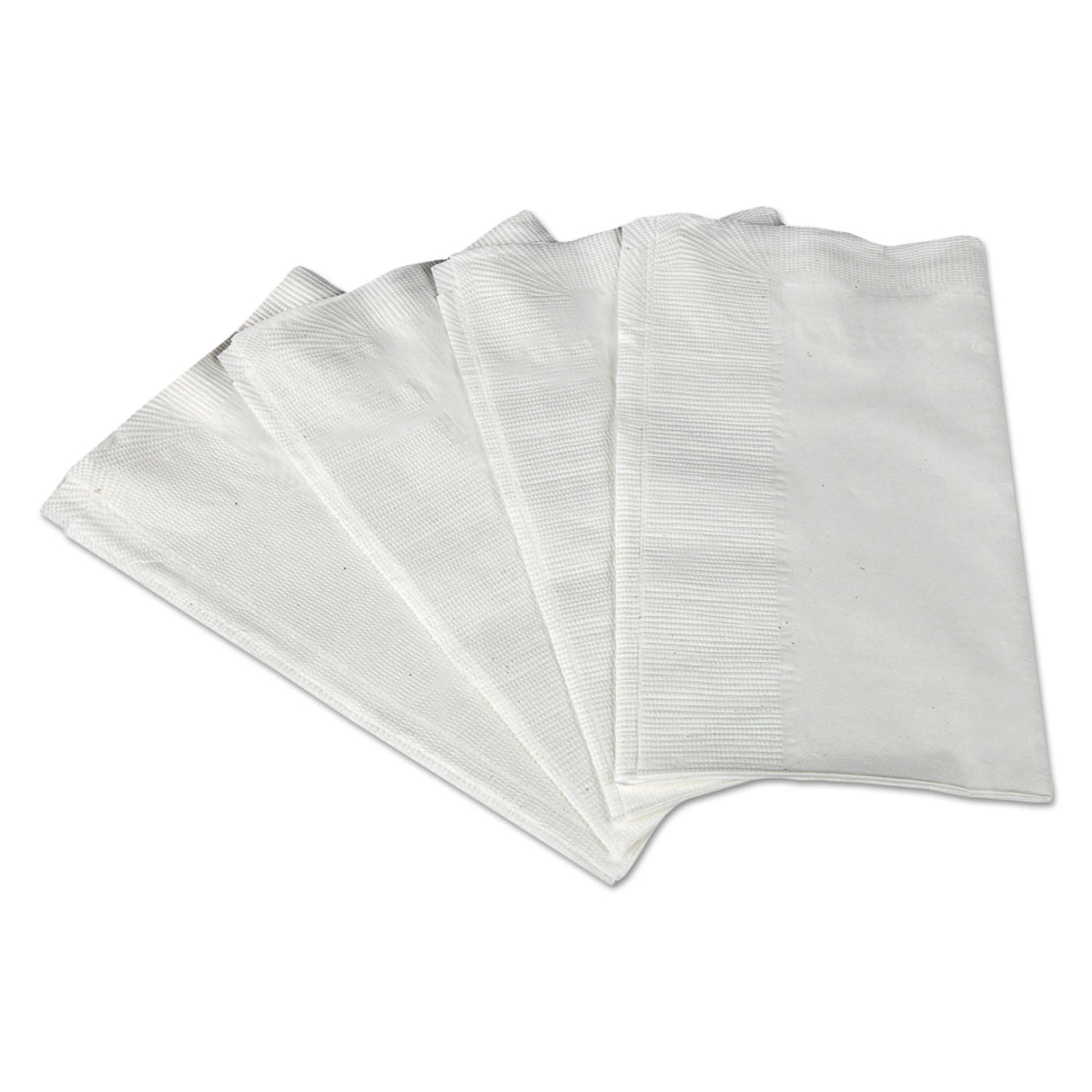 MPI Dinner Napkins (1-Ply, 1/8 Fold, White), 3000 Count