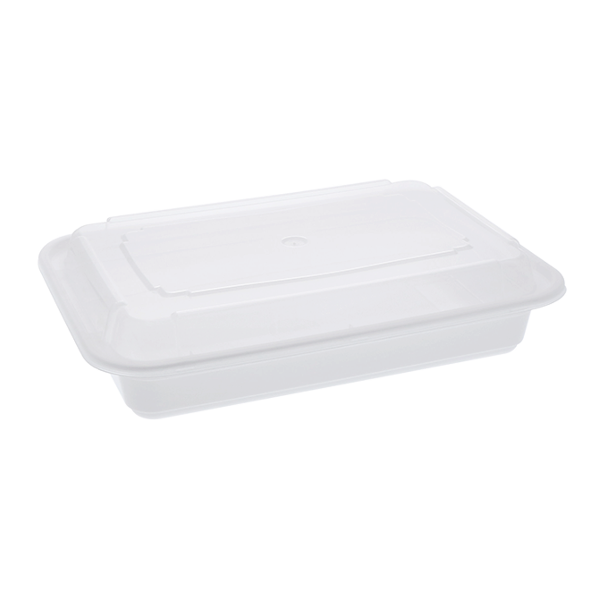 Rectangular PP Container & Lid (28oz, Standard), 150 Count