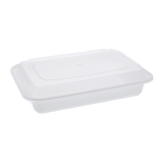 Rectangular PP Container & Lid (28oz, Standard), 150 Count