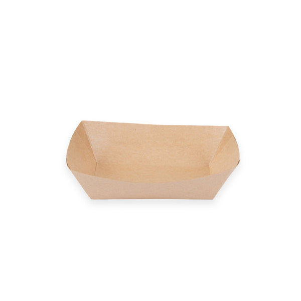 Paper Boat Food Tray (Kraft, 1lb), 1000 Count