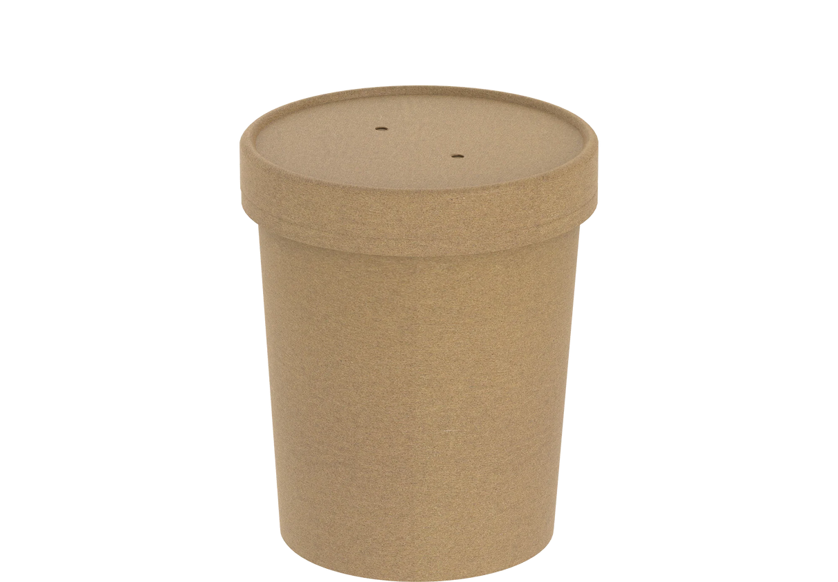 Paper Deli/Soup Container (32oz, Natural), 500 Count