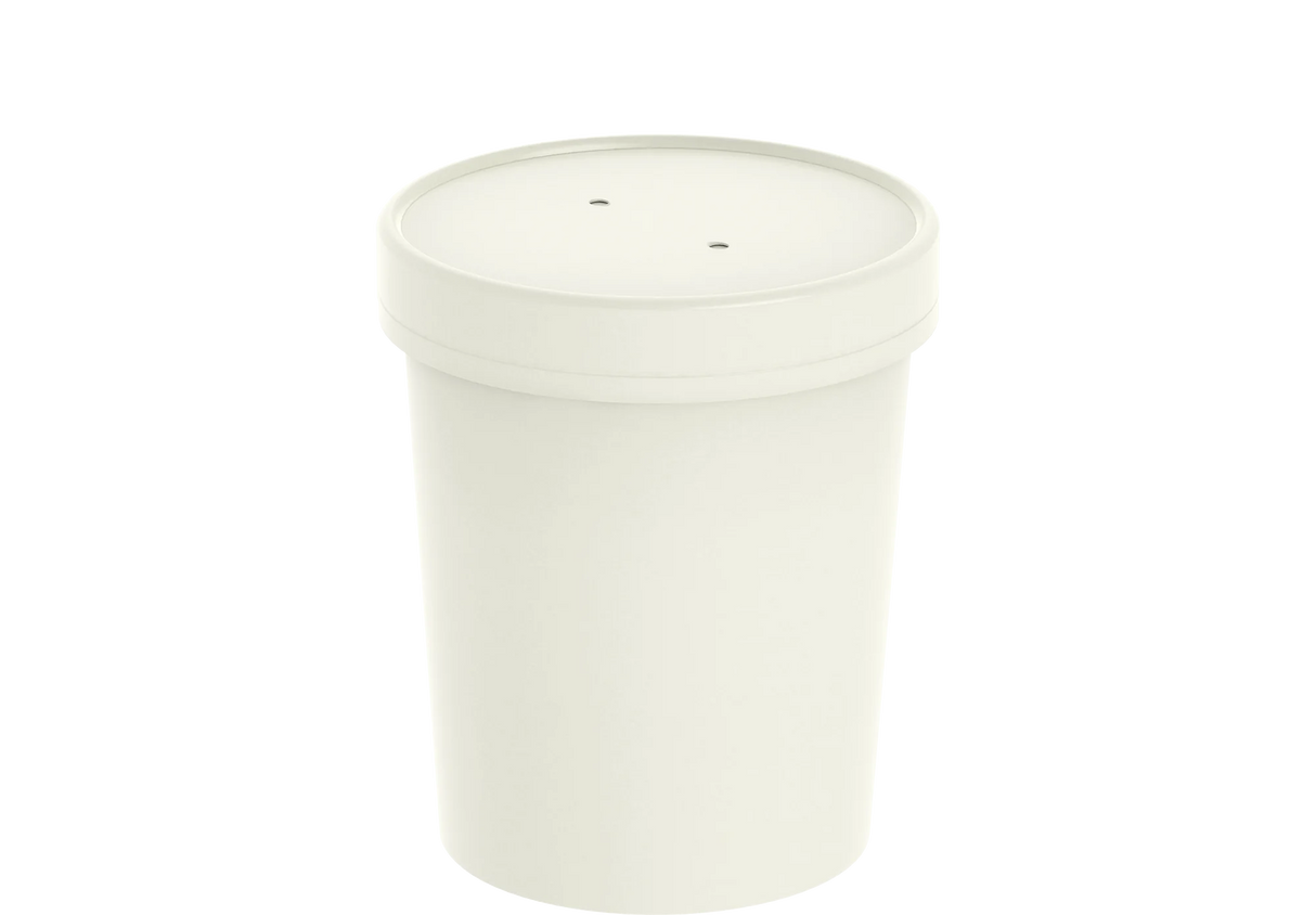 Paper Deli/Soup Container (32oz, White), 500 Count