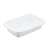 Rectangular PP Container & Lid (32oz, Standard), 150 Count