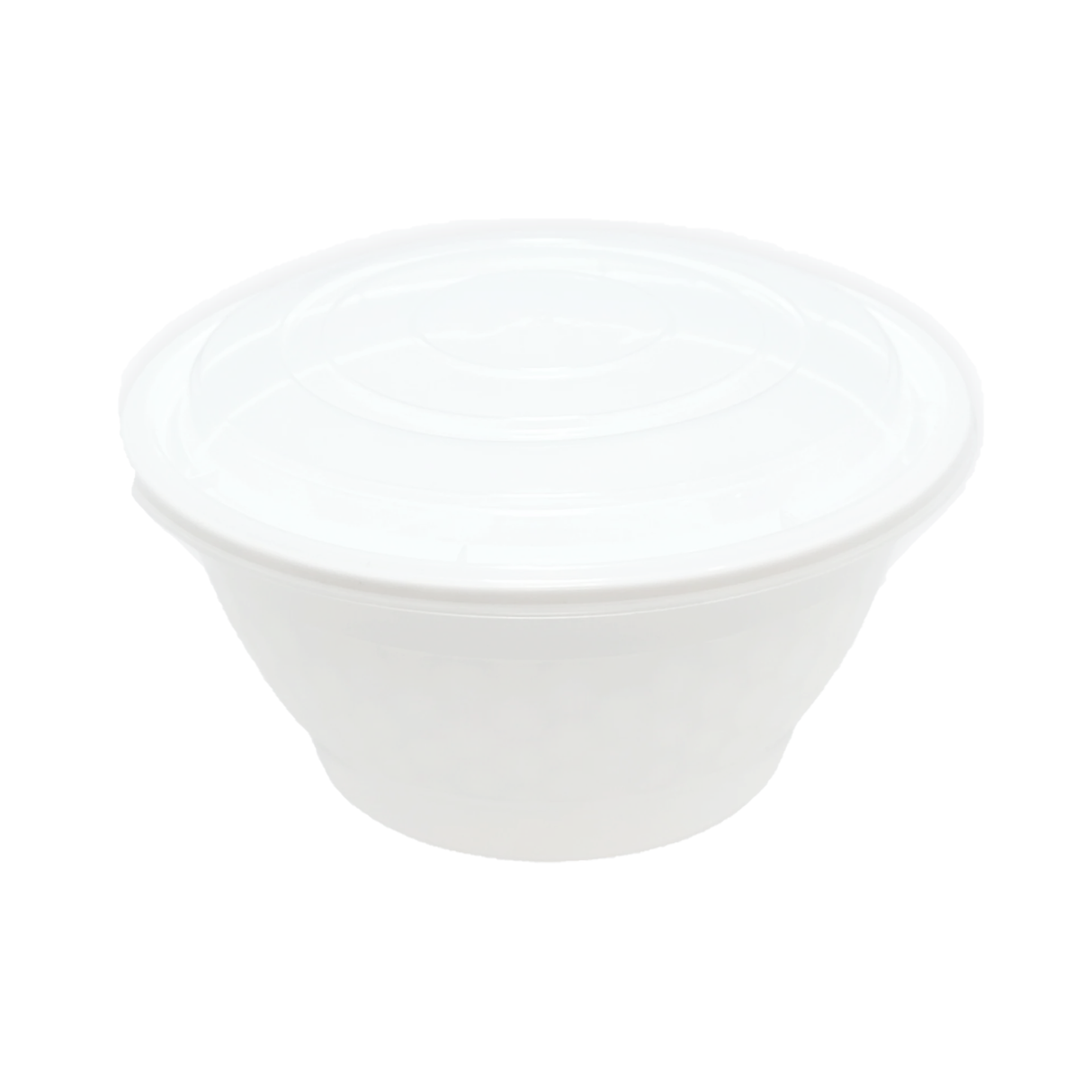 Bowl PP Container & Lid (36oz, Regular, White), 150 Count