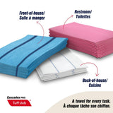 Cascades Food Service Towels (12 x 21in, Blue), 200 Count