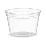 Deli PP Container & Lid (16oz, Heavy), 240 Count