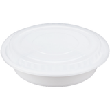 Round 9in PP Container & Lid (48oz, Premium), 150 Count