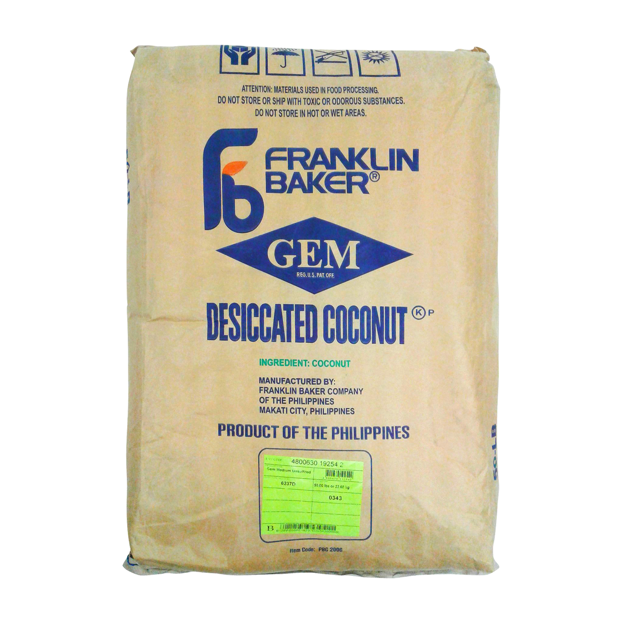 Desiccated Coconut Shredded (Medium Grade) - 25lb/11kg