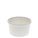 Paper Deli/Soup Container (8oz, White), 1000 Count