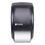 San Jamar Bath Tissue Dispenser (Double Roll, Universal, Gray) 1 Count