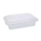Rectangular PP Container & Lid (58oz, Premium), 150 Count