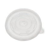Lids - Vented PP for Paper Soup Cups (90mm, 6-8oz, Clear), 500 Count