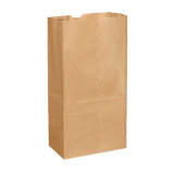 Grocery Paper Bags DD50 SML 1/8 Sack (9.75 x 6 x 16.5in), 500 Bags