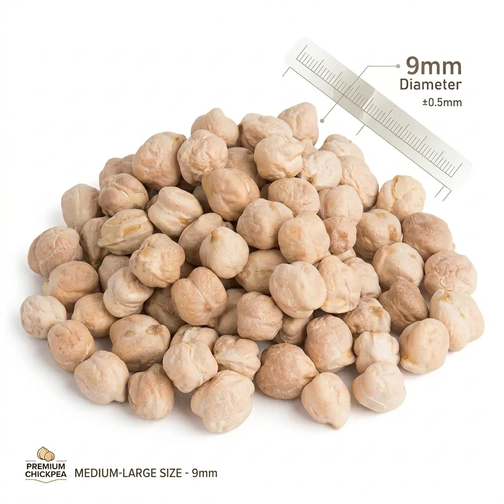 Kabuli Chick Peas, 9mm