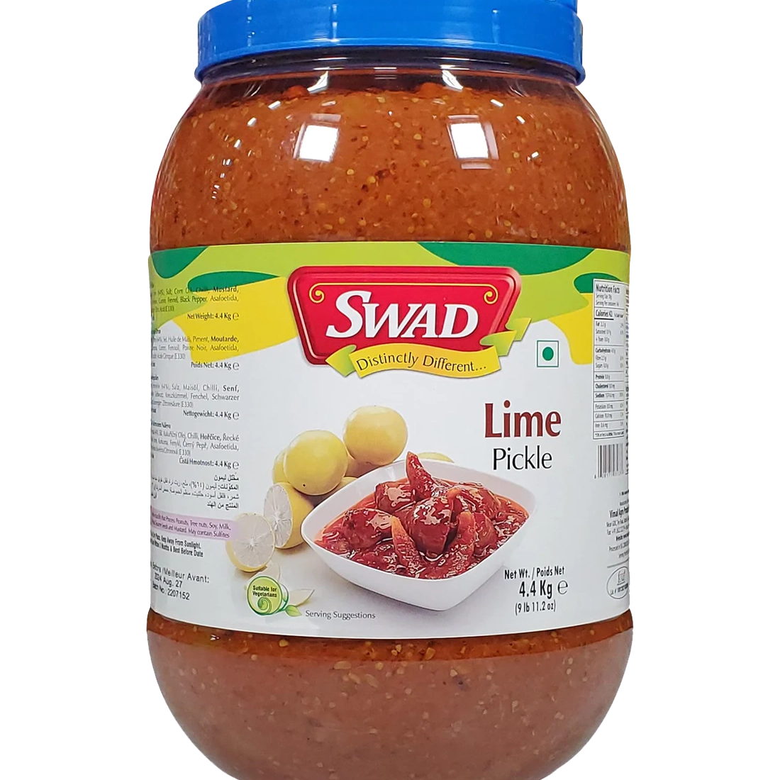 Swad Lime Pickle Chutney, 4.4kg