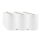 H030 Roll Paper Towel (1-Ply, White, 350ft), 12 Rolls