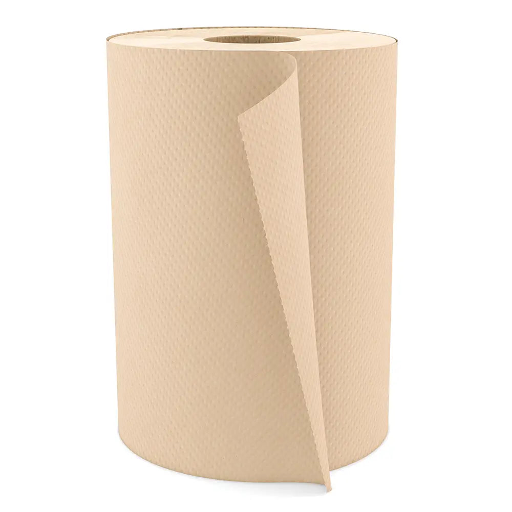 H035 Roll Paper Towel (1-Ply, Natural, 350ft), 12 Rolls