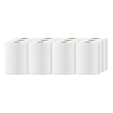 H040 Roll Paper Towel (1-Ply, White, 425ft), 12 Rolls
