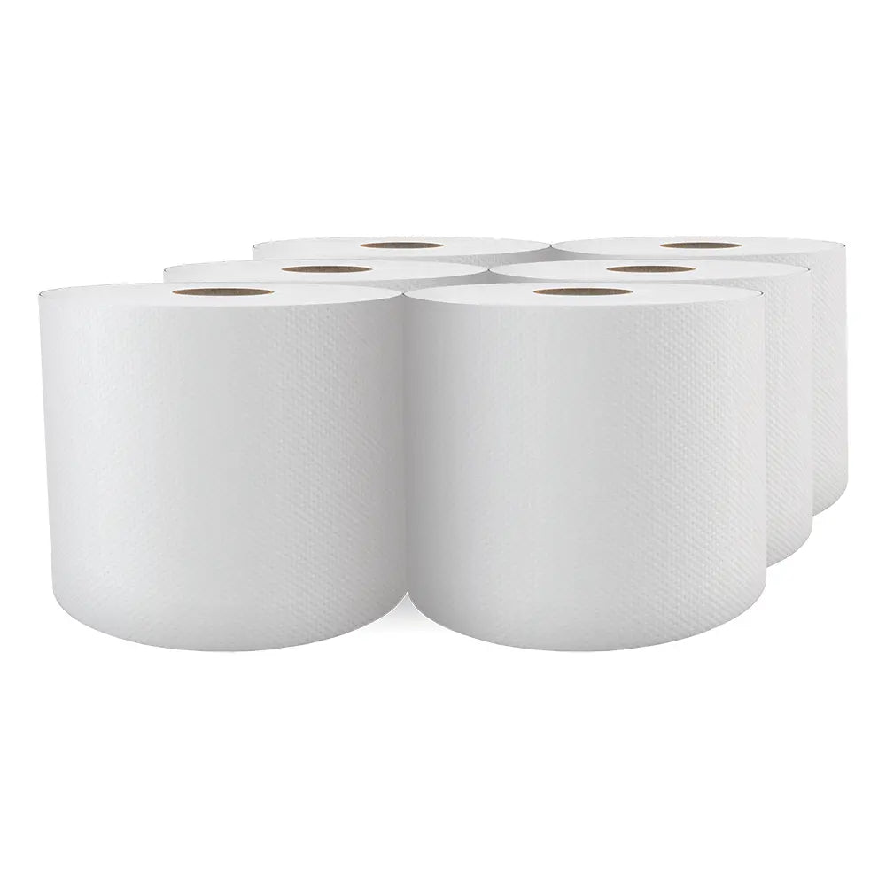 H152 Centerpull Hand Towel (2-Ply, White, 500 Sheets), 6 Rolls