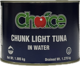 Chunk Light Tuna in Water, 1.8kg
