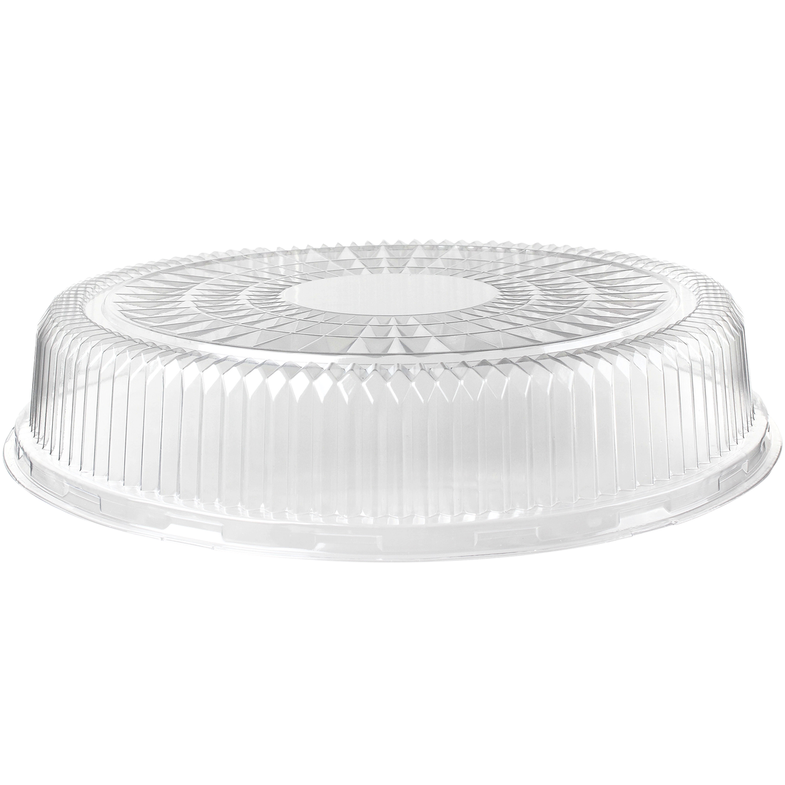 Dome Lid for 18in Round Plastic Catering Tray - 50 Count