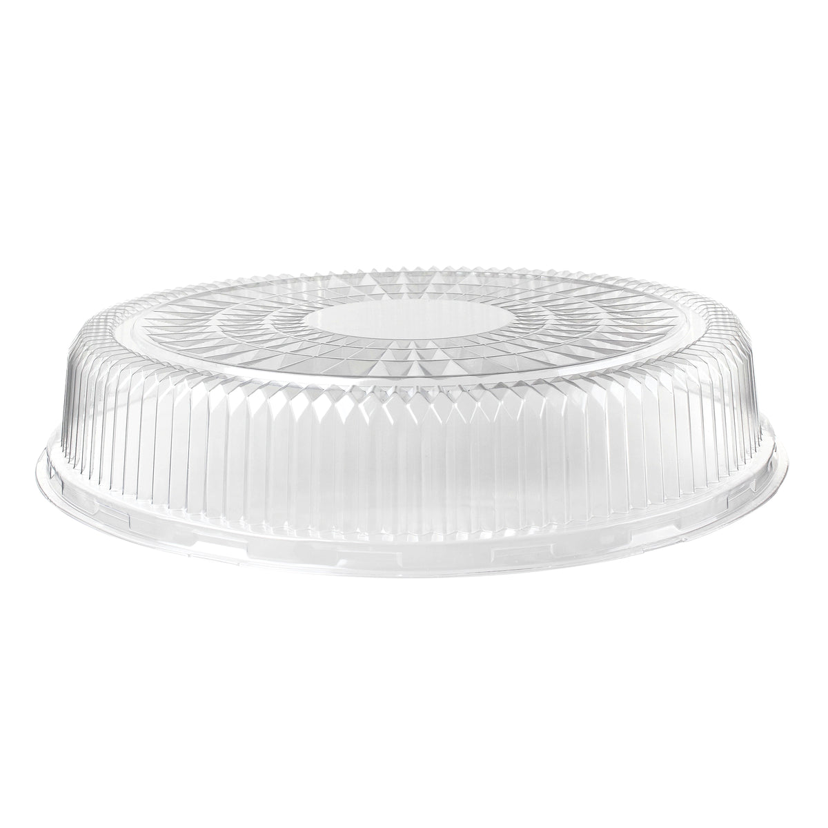 Dome Lid for 16in Round Plastic Catering Tray - 50 Count