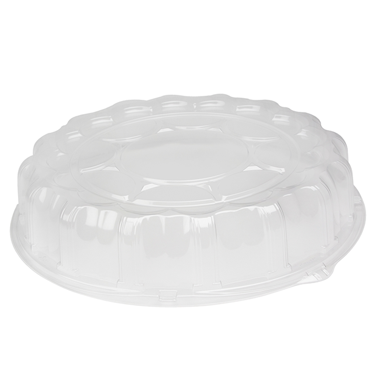Dome Lid for 16in Round Aluminum Catering Tray, 25 Count