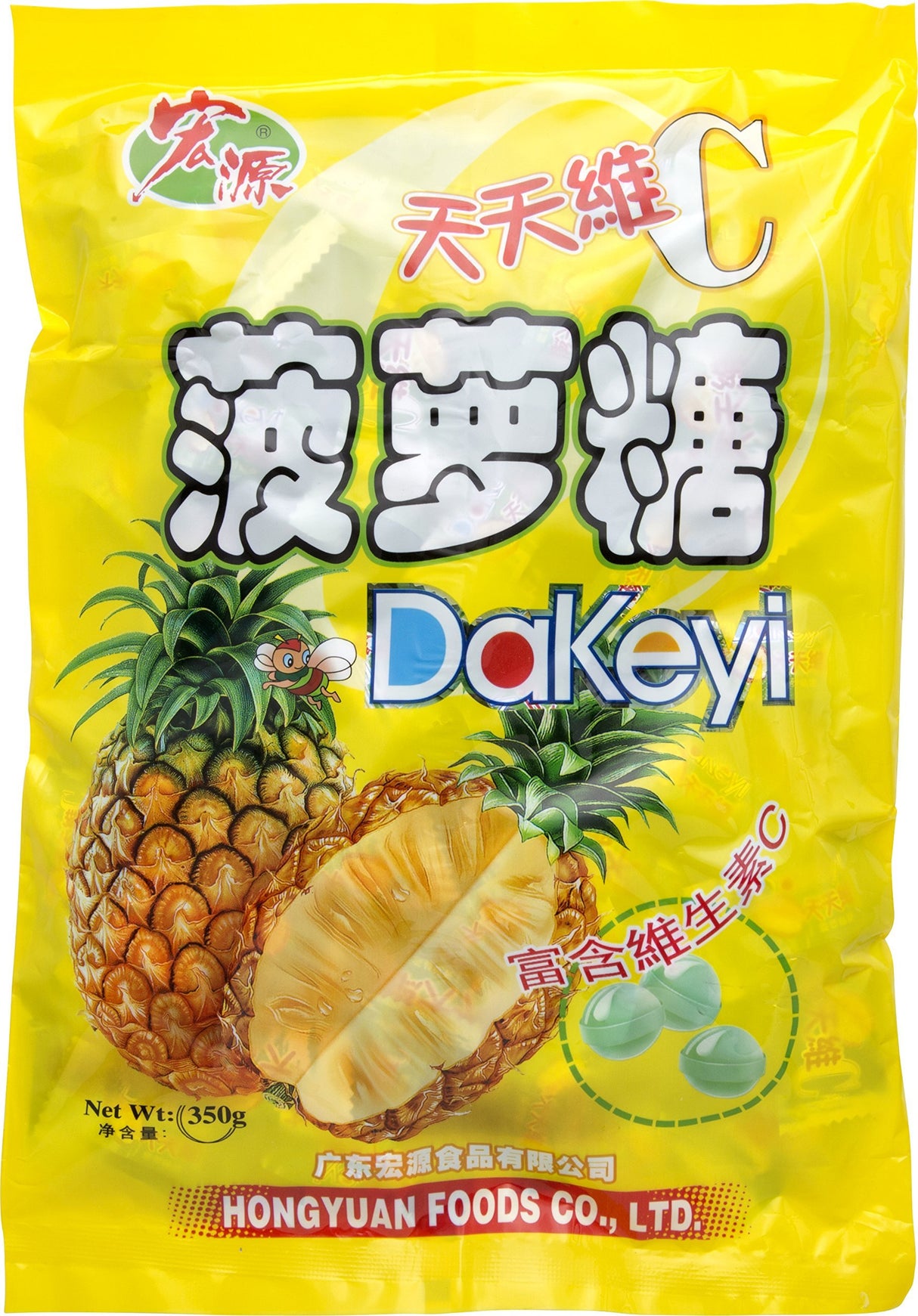 DaKeyi Fruit Candy - Pineapple 350g