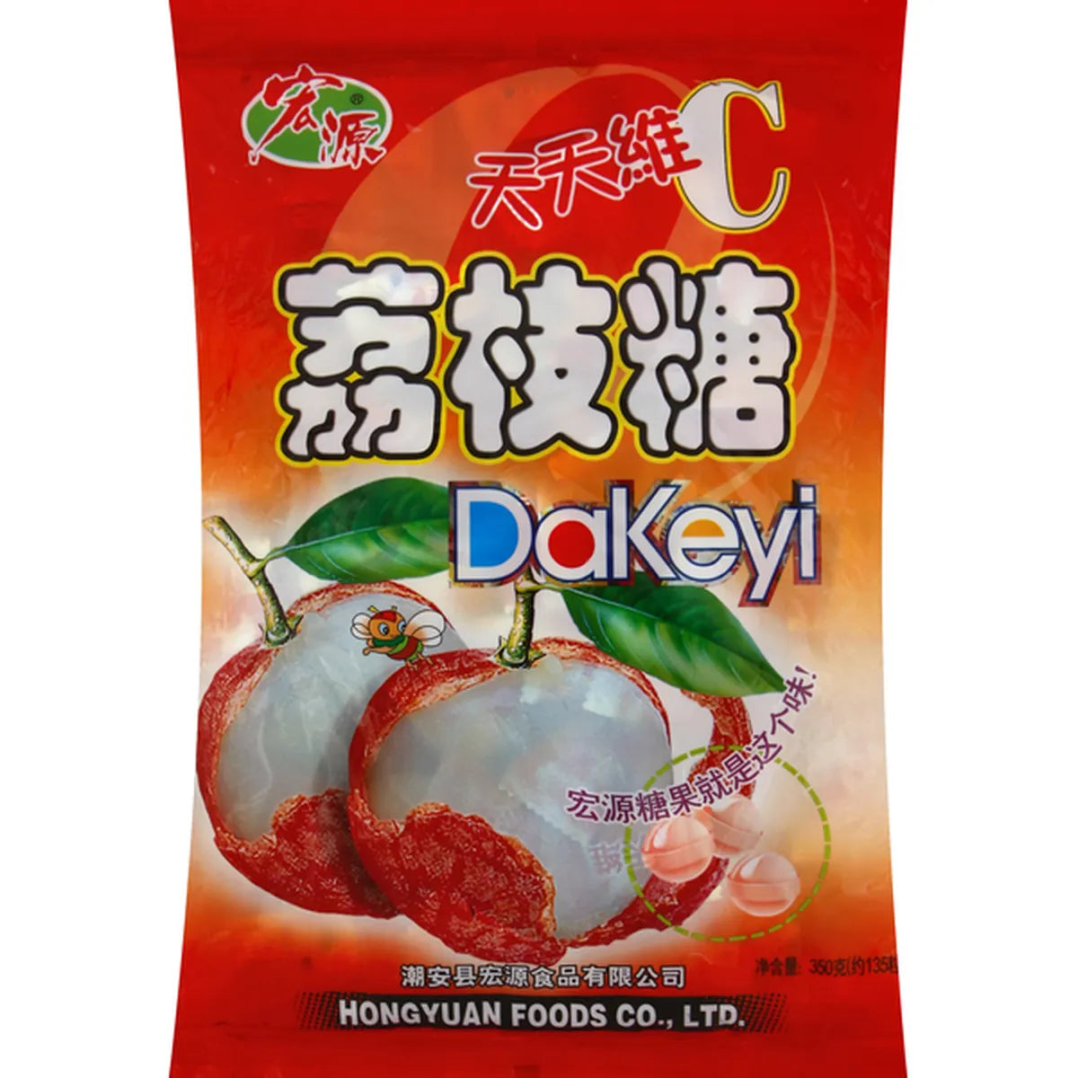 DaKeyi Fruit Candy - Lychee 350g