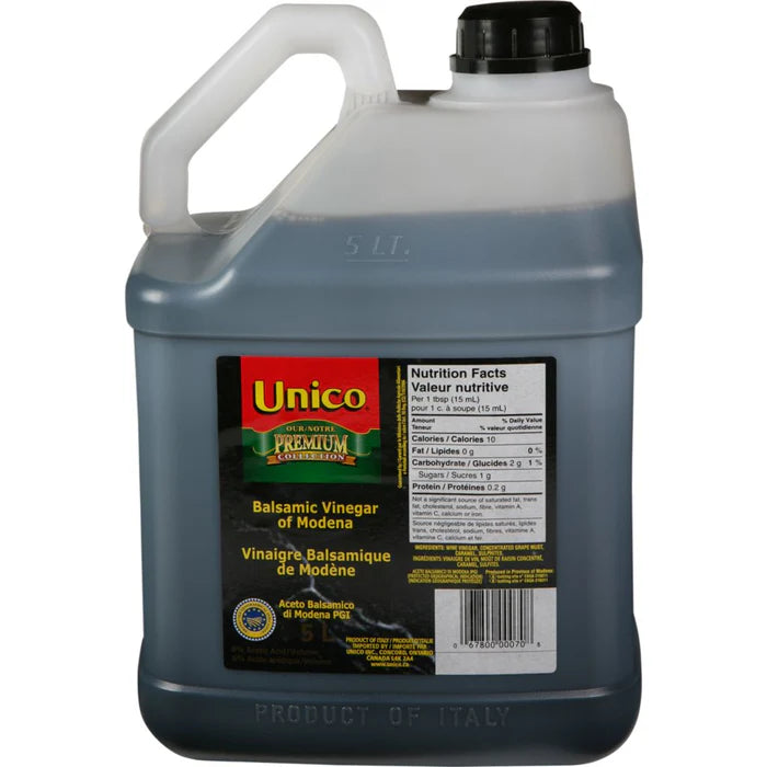 Unico Balsamic Vinegar of Modena, 5L
