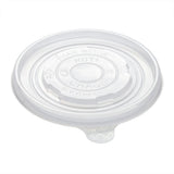 Lids - Vented PP for Paper Soup Cups (115mm, 12-32oz, Clear), 500 Count