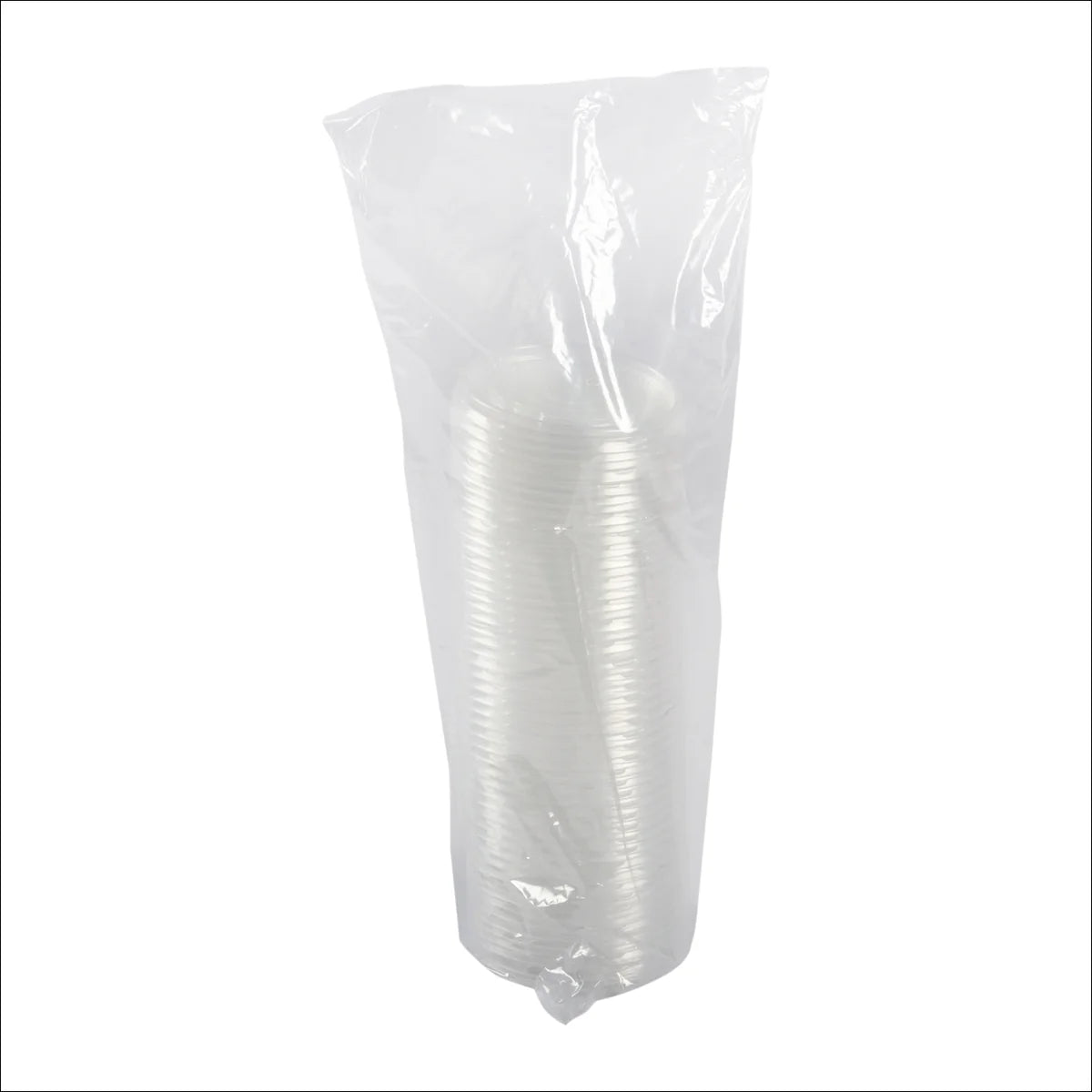 Lids - Vented PP for Paper Soup Cups (90mm, 6-8oz, Clear), 500 Count
