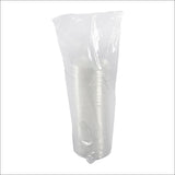 Lids - Vented PP for Paper Soup Cups (90mm, 6-8oz, Clear), 500 Count