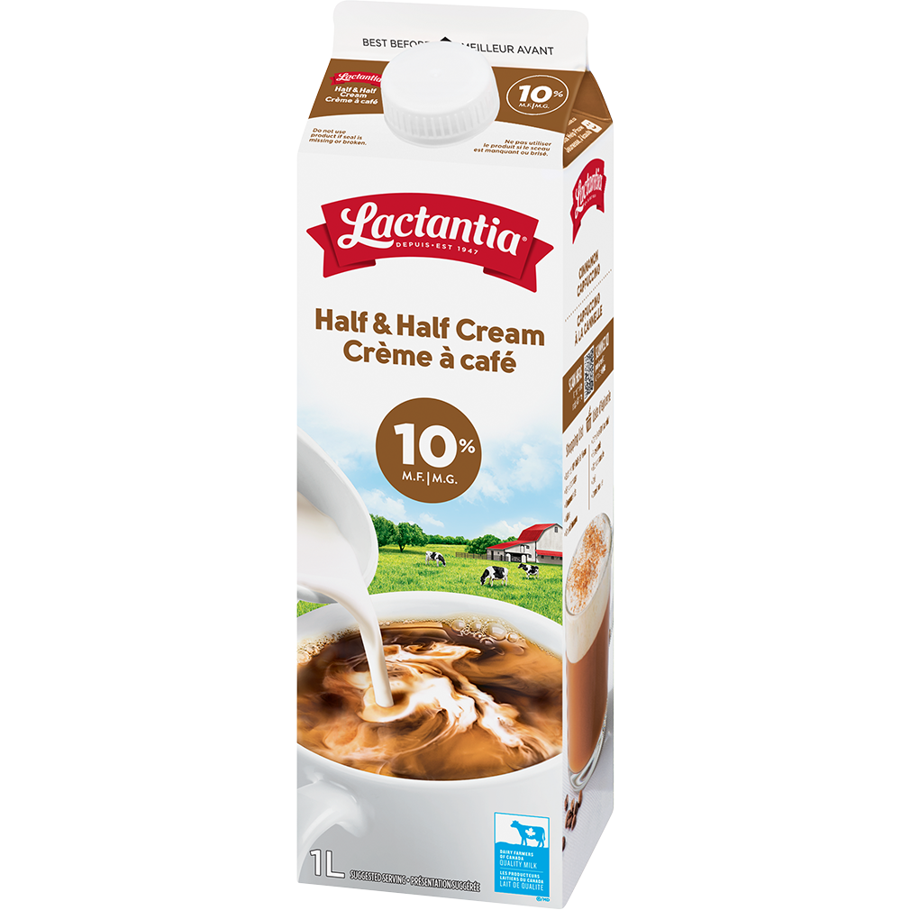 Lactantia Cream (10%M.F., Half & Half), 1L