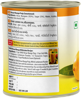 Swad Kesar Mango Pulp (Sweetened), 850g - 24 Count