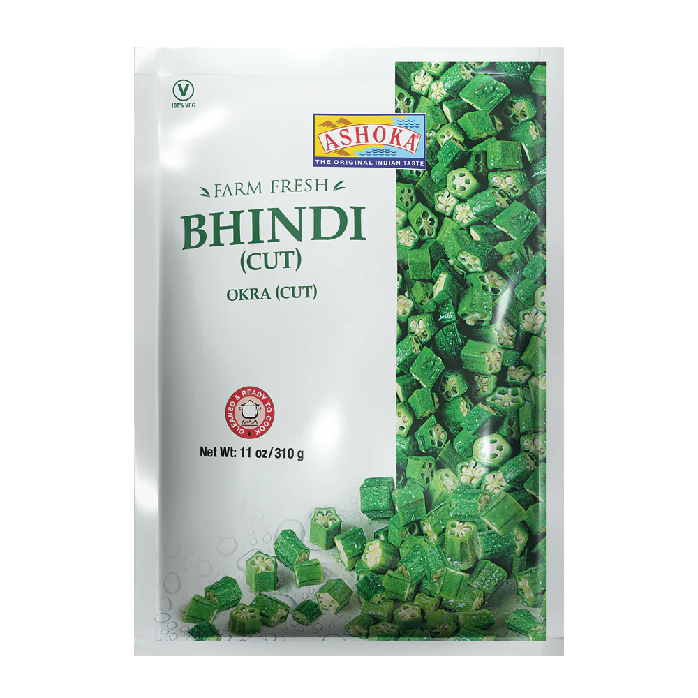 Ashoka Frz Okra Cut 310g, 24 Count