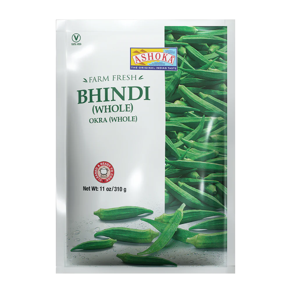 Ashoka Frz Okra Whole 310g, 24 Count