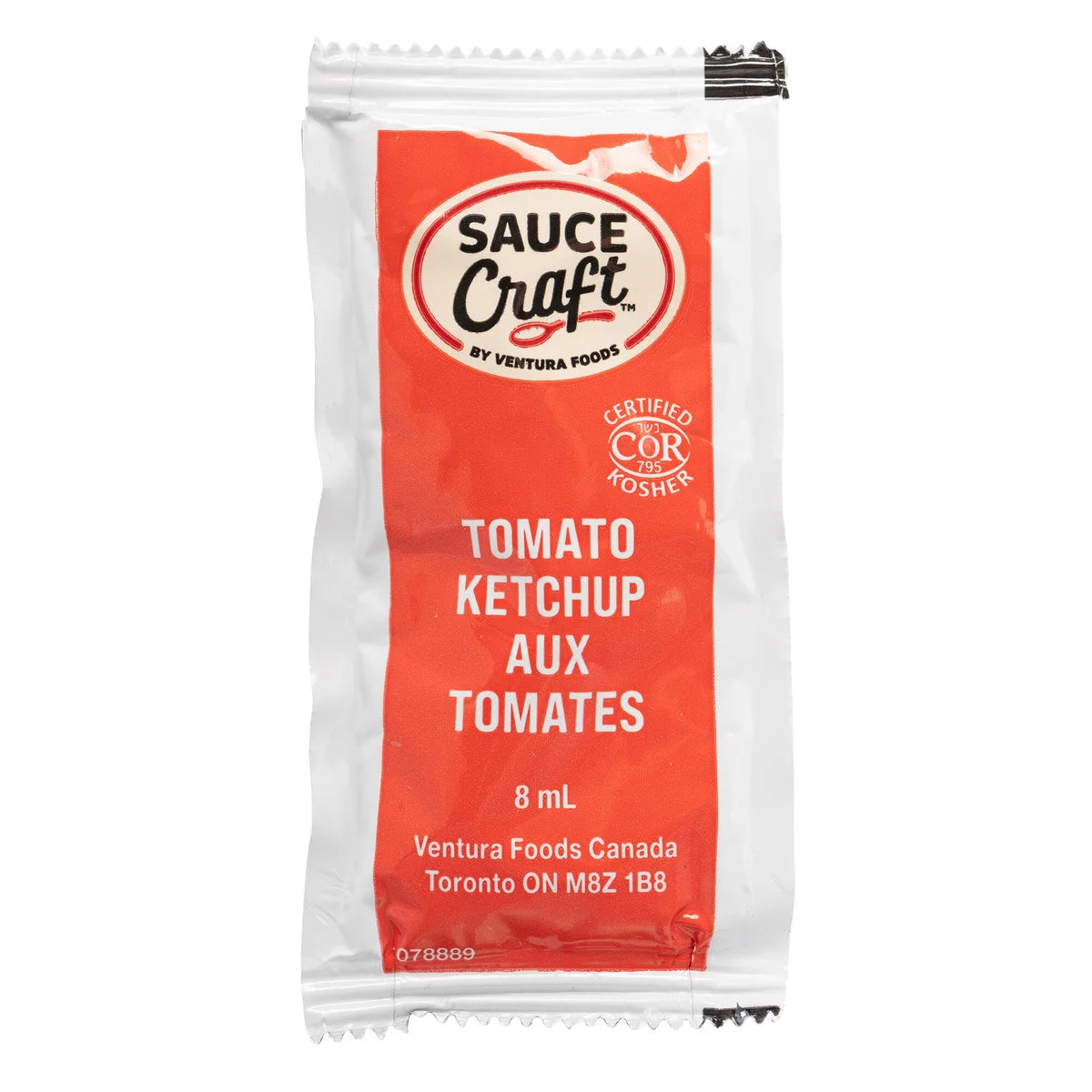 Sauce Craft Ketchup Sachet 8mL - 500 Pack